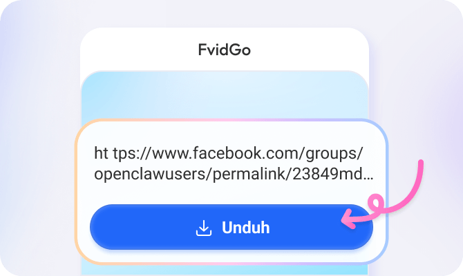 Langkah 2: Tempel URL ke FvidGo
